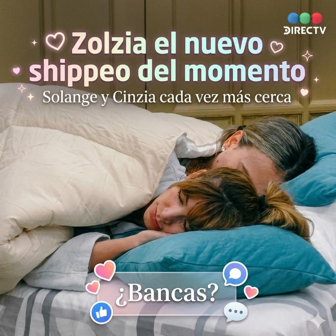 ¡LA PAREJA DEL AÑO! SOLANGE Y CINZIA, ¡UNA CONEXIÓN QUE YA DA QUE HABLAR! 
¿ESTÁ EL DESTINO PREPARANDO UNA SORPRESA PARA LOS FANS DE #Granhermano ?
DOS MUJERES BELLAS, UNA ARGENTINA, LA OTRA VENEZOLANA, UNIDAS POR UNA ATRACCIÓN INEVITABLE  #granhermanoargentina #GranHermano #lam