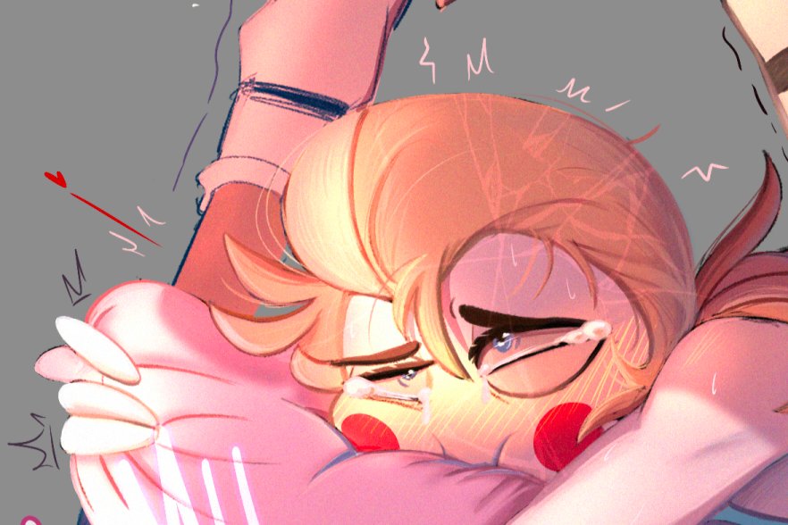 #radioapple AU - 
Human Alastor and Angel Lucifer 🪓 🪽 
Full images + fanfic on Patre0n