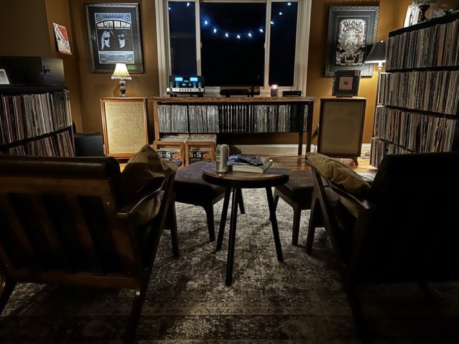 My ‘Audio Room’, formerly known as the ‘Living Room’ when the kids lived at home