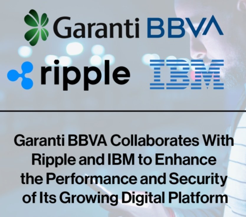 ChartNerdTA's tweet image. Ripple x Garanti BBVA x IBM : Turkey 🇹🇷 (2023) ✅️ #RippleCustody