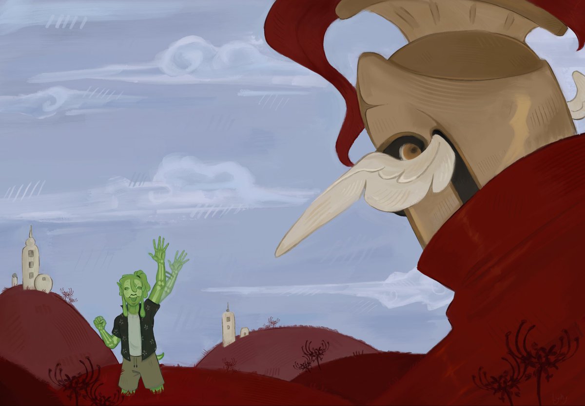 lyhy123's tweet photo. …even in arcadia u walk beside me… #sfawtde #dawtde #slimeknight https://t.co/dtcz8VqpzG