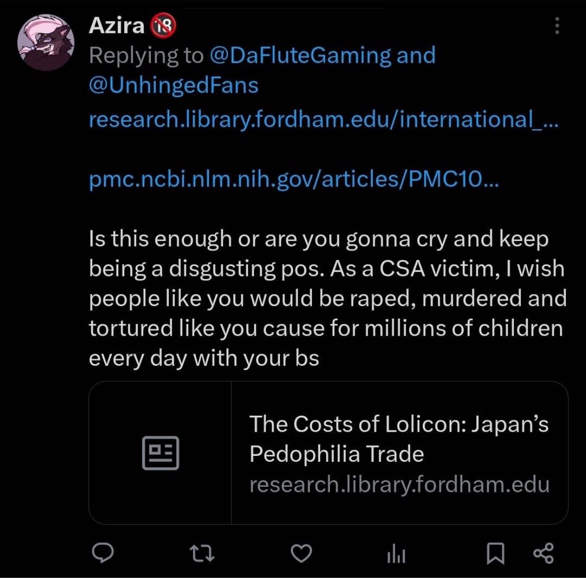 Antis Being Terrible People tweet media