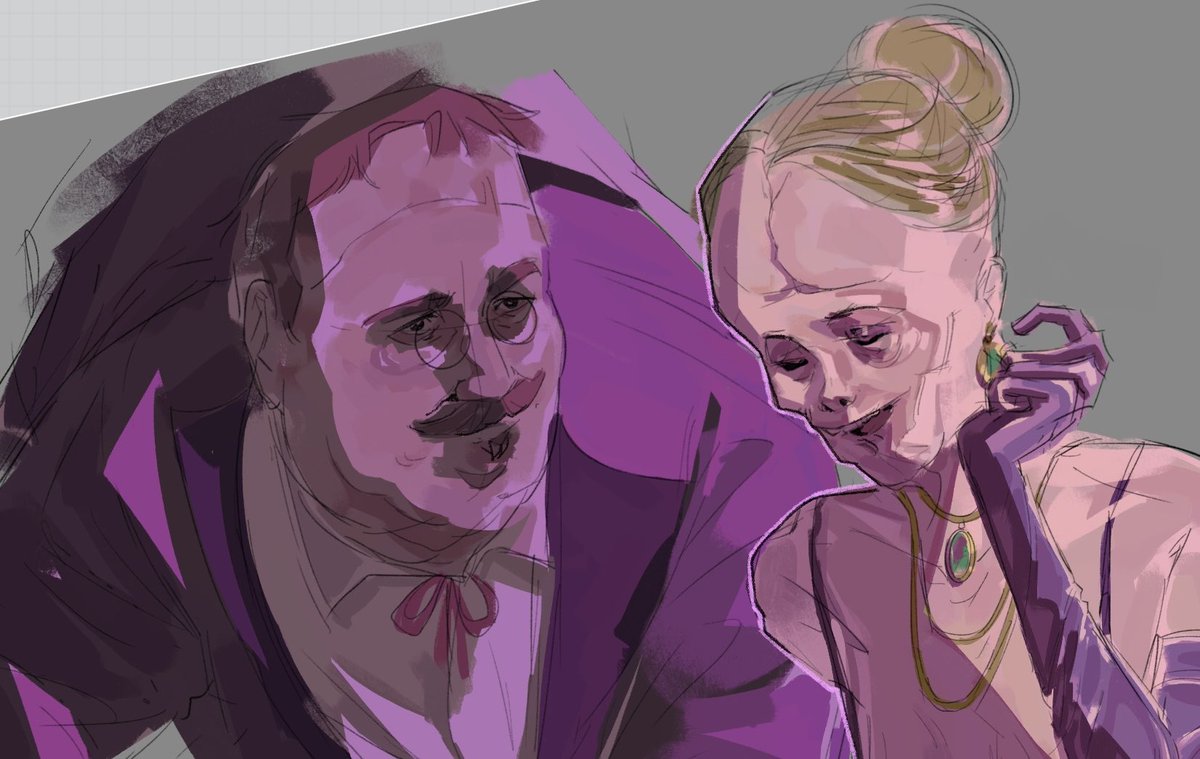 sweet_shut_eye's tweet image. Kress sketches I cannot finish because I deleted them on accident #ok #outlasttrials