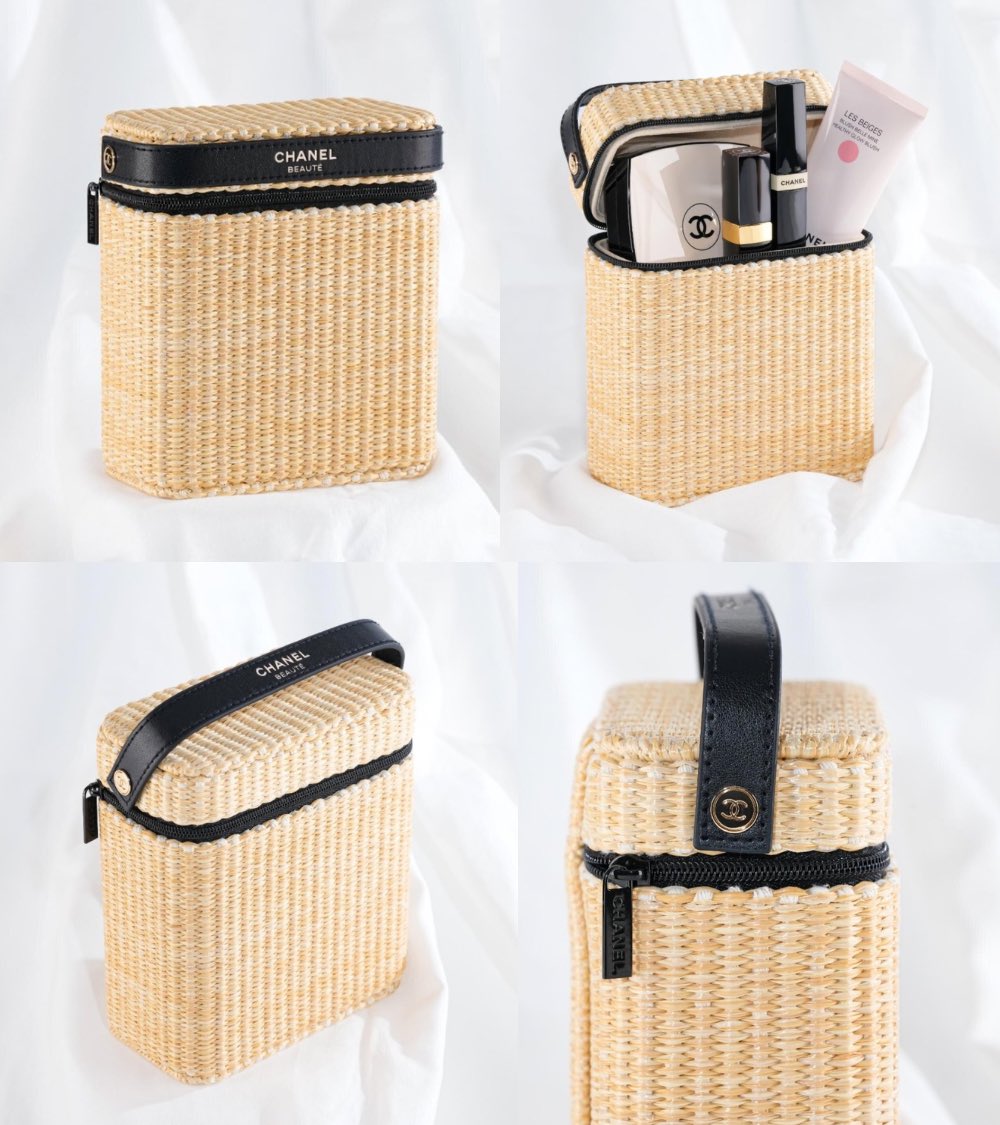 CHANELのバスケットポーチ付きセット可愛すぎない？！？リップ