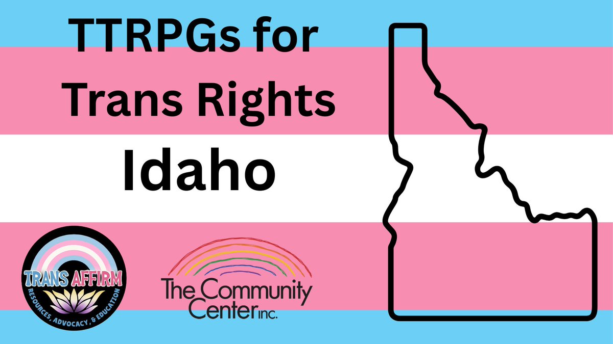 DramaDoesThings's tweet photo. โจ๏ธ The Bundle is Live!โจ๏ธ
#transvisibiltyday
So much value for such a great cause
TTRPGs for Trans RightsโIdaho: 511 items for $5.00 https://t.co/MQxm5D9Gzj #indiegames via @itchio https://t.co/WtgL4QBOQk