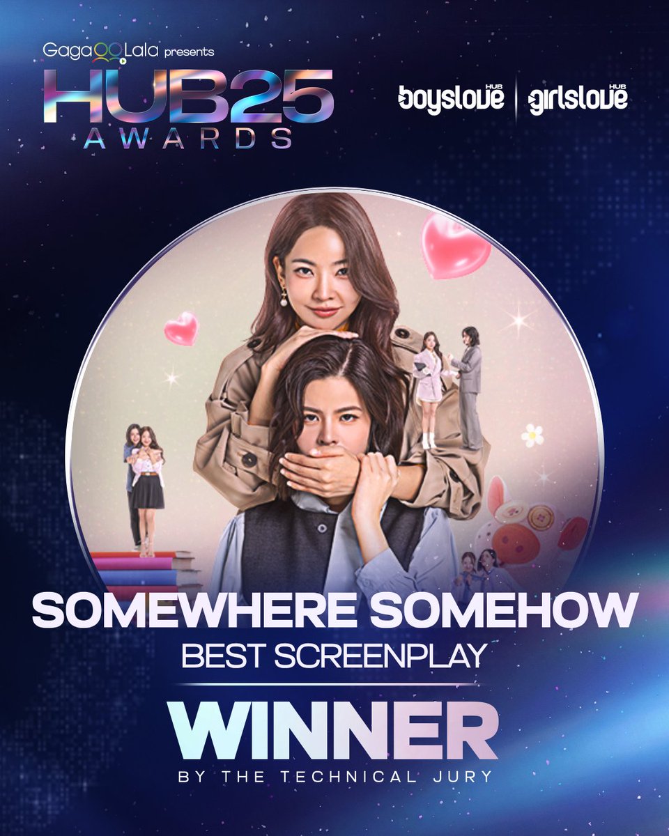 ⟨#HUBAwards2025⟩ MELHOR ROTEIRO | BEST SCREENPLAY

🏆 • Somewhere Somehow

#SWSHGL <a href="/FAYMAYent/">FAYMAY entertainment</a> <a href="/Fay_riezz/">Fay</a> <a href="/maywyda/">ญดา</a>