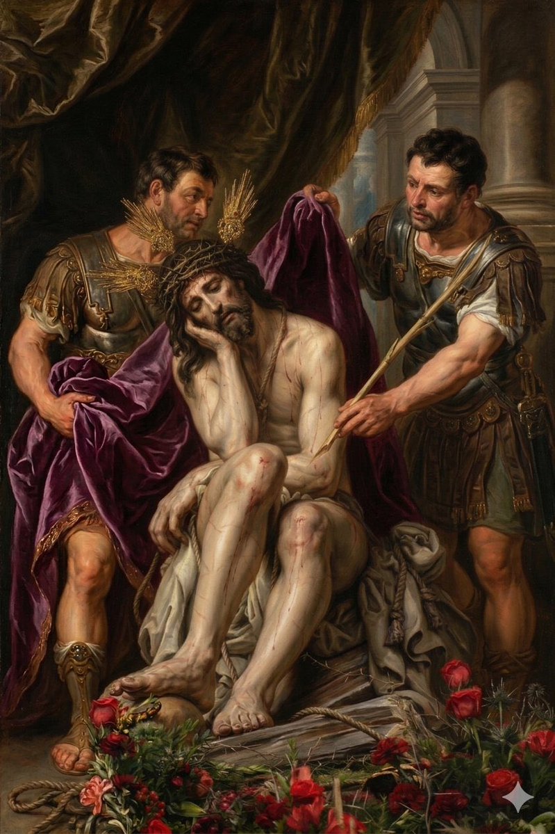 glen888444's tweet image. Today, this Wednesday of Holy Week—known traditionally as Spy Wednesday—the liturgy places before us a stark and sobering contrast. In the first reading, the Prophet Isaiah presents the Suffering Servant, who speaks with the tongue of one taught by God: “Morning by morning he