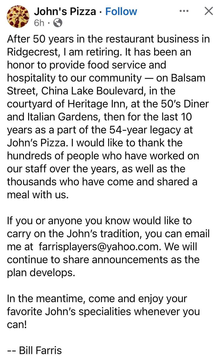 Danwgriff's tweet photo. @markhoppus want to buy John’s Pizza? I’ll run it for you. #memories https://t.co/jZy4QO5NY8