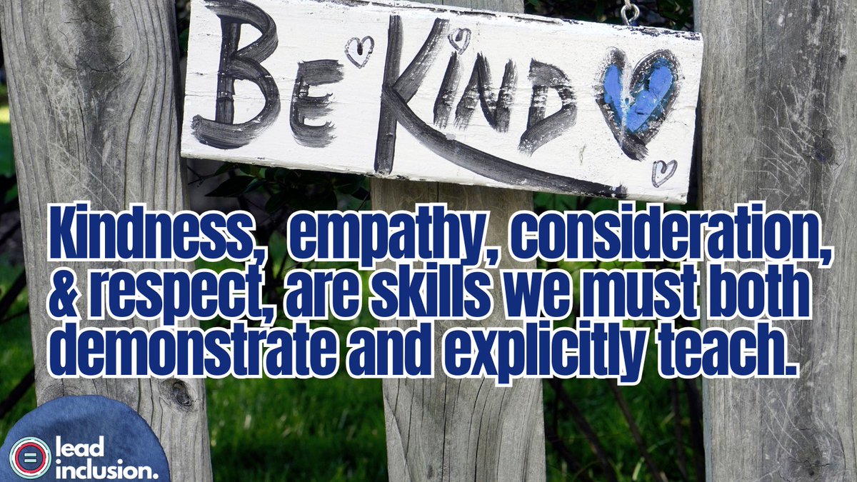leeannjung's tweet image. 💓 If we want students to be kind, empathetic, considerate, and respectful, we must both demonstrate this to them and explicitly teach them strategies. These are skills, not inherent traits. #LeadInclusion  #TeacherTwitter #EduChat #UDL