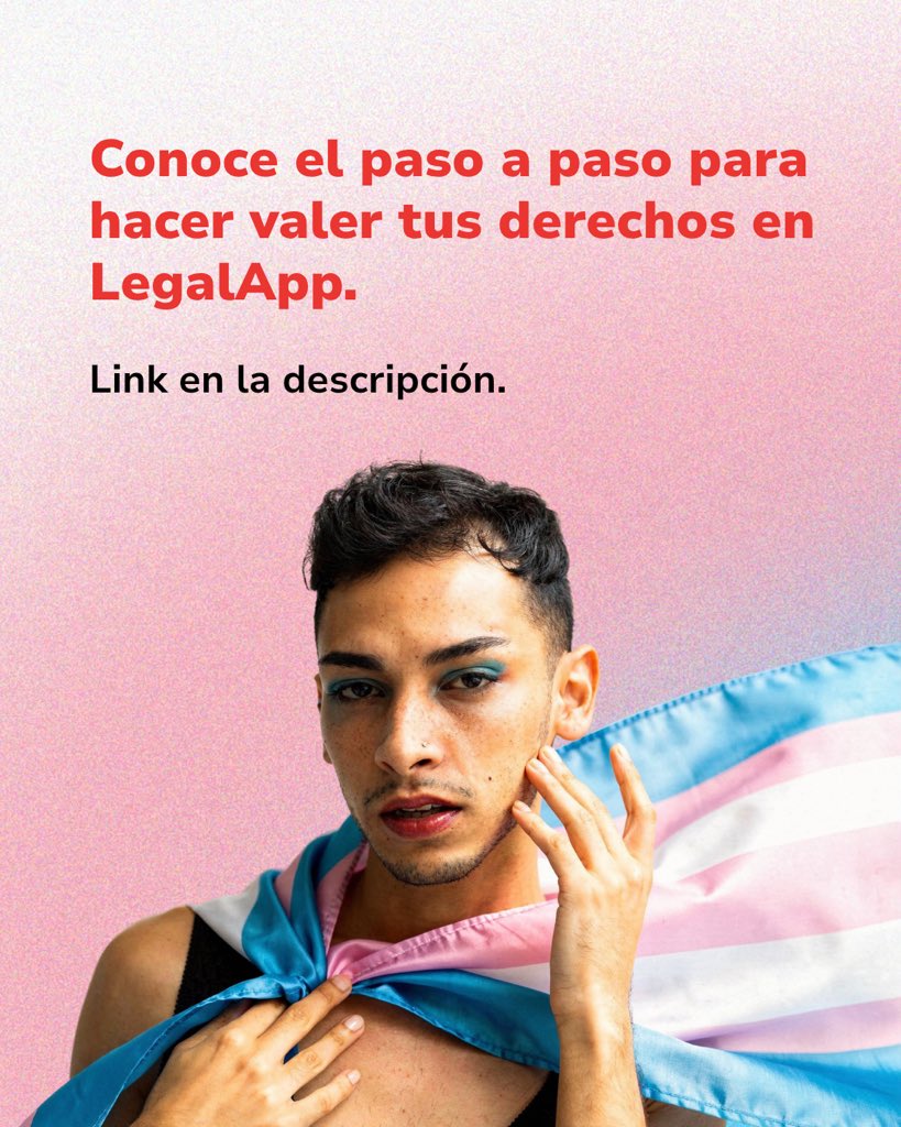 LegalAppMJ's tweet photo. 🏳️‍⚧️ #VisibilidadTrans | Reafirmamos que el acceso a la salud es un derecho fundamental y debe garantizarse sin barreras. 

Si tu EPS no programa los procedimientos de afirmación de identidad sexual, tienes derecho a exigir la atención.

👉 Consulta la ruta:
https://t.co/kObgKiYV1i https://t.co/icjVsZpExj