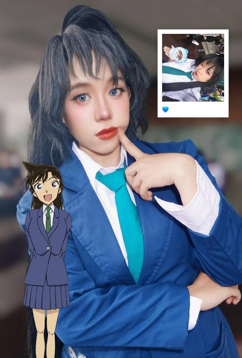 veyyin's tweet photo. FINALLY did a proper Ran cosplay pls 😭🤍

this is literally my version of shinichi’s girl!!!
been struggling with the horn hair forever so i just went with her original 90s hairstyle 
not 100% accurate yet but… still super happy w how it turned out

more upgrades coming soon!! https://t.co/FvEBe4IPDD