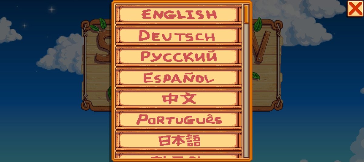 C0micimo's tweet photo. @Bradleyghost67 @seraph_takehood Stardew Valley tiene más de 10 Idiomas... No hay escusas XD https://t.co/FfTdGPNKU5