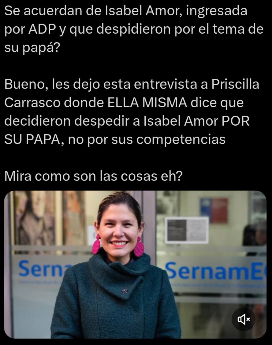 HectorAll_black's tweet photo. @T13 Perdón,  pero no es la misma que echó a otra mujer solo por su apellido? https://t.co/5czSpl8WZi