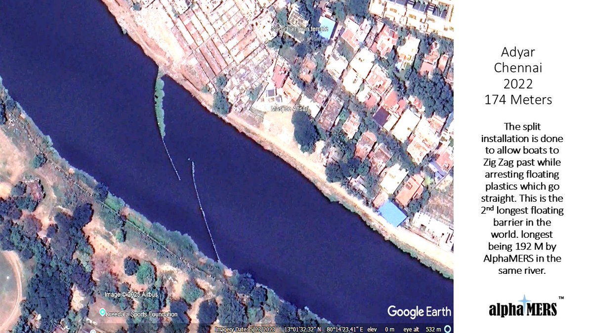 AlphaMERS's tweet photo. How to clean rivers and arrest plastics?

#rivercleanup #oceancleanup #Chennai #Adyar #sustainability https://t.co/IBM3cQi495