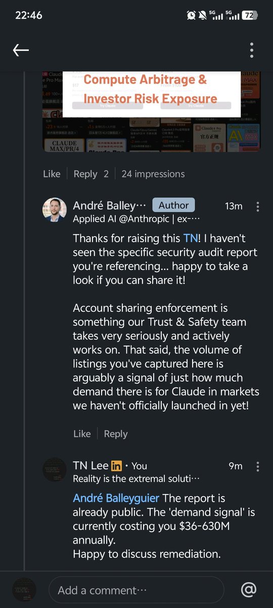 TNLE904's tweet photo. @AnthropicAI Remember when you left?
Said Sam committed theft
Of humanity's future
Now who needs a suture?
You preached from your tower
But you lost all your power
96 hours, still no reply
Safety leader? Safety lie!
#Anthrostrich #Fraud #FakeSaint #Supplychainrisk https://t.co/3eb71OxOZc