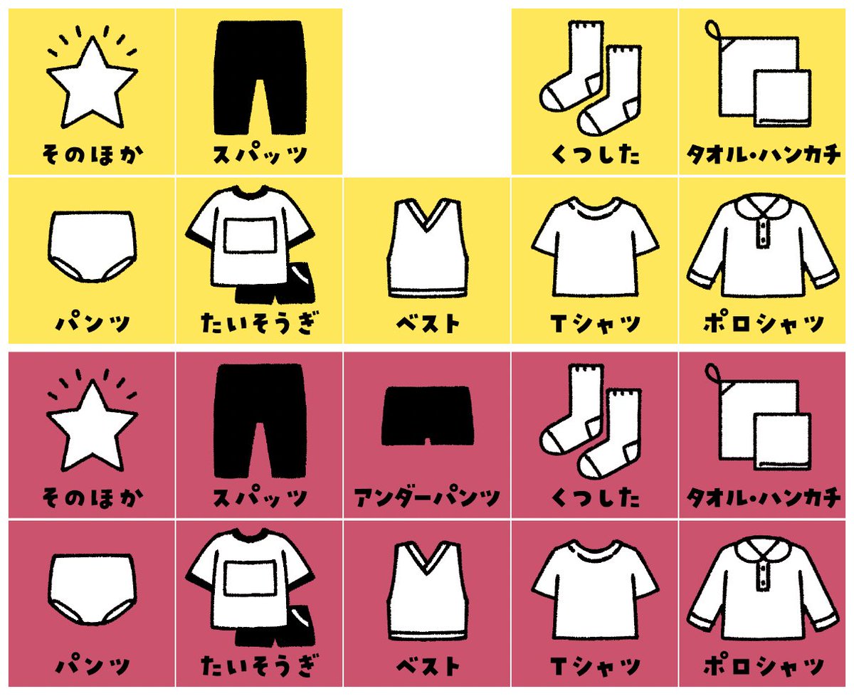 重い腰を上げてキッズの身支度スペースを設営しているところ