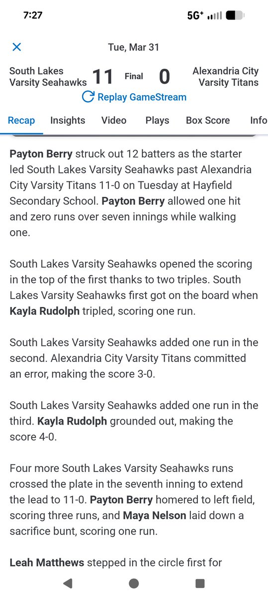 PaytonBerr2029's tweet photo. It was a great day to be a @southlakeshs Seahawk!! I am so thankful to be spending spring break with my 🥎 teammates and coaches! 💙💚 https://t.co/fEOWkvmMnT