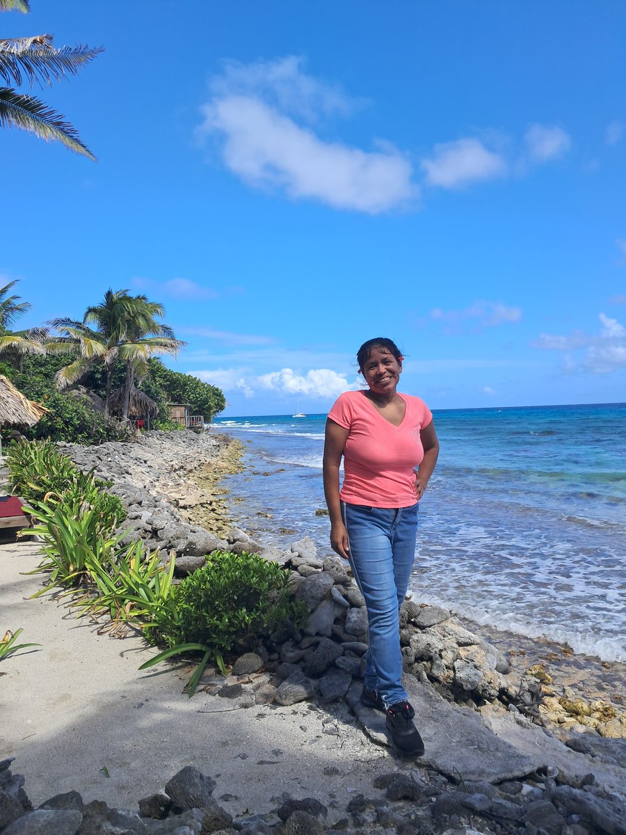 bzeadventures's tweet photo. Meet the Team:

Naomi is originally from Cotton Tree Village, Cayo District and now lives in Hopkins, Stann Creek District.

She helps with housekeeping and is an assistant cook. Next season, Naomi will head up the coffee bar, as the island barista.

With a background in hospitality, from hotels to managing a coffee shop and gym, Naomi has amazing customer service and an eye for detail.

She loves to exercise and you may see her running or snorkelling on the island.

Always smiling and with a positive attitude, she is a great addition to the island team.

#OffTheWallBelize #BelizeAdventures #BelizeAdventure #SlickrockAdventures #GloversReefAtoll #LongCaye #Belize #IslandVibes #IslandLife #EcoResort #DivingBelize #BelizeDiving