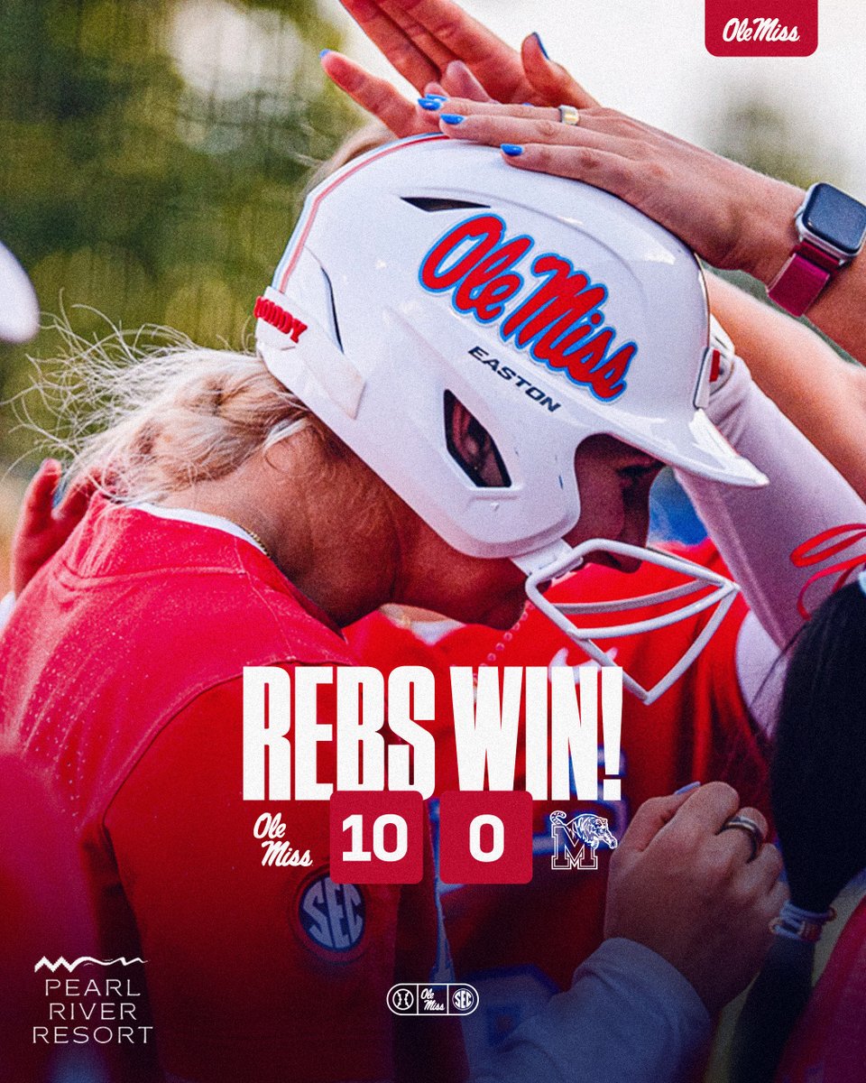OleMissSoftball's tweet photo. REBS DOMINATE 💪 

#HottyToddy https://t.co/2sgeDTer2o
