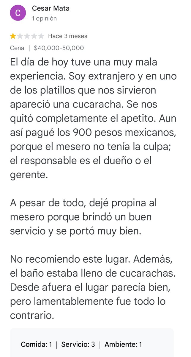 Opiniones Negativas tweet media