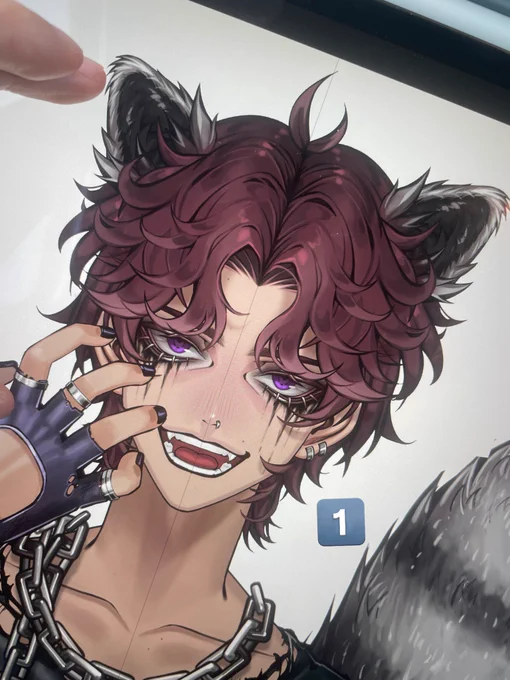 There are 3 levels of "bad boy". Ladies, which one do you favor? #vtuber #art