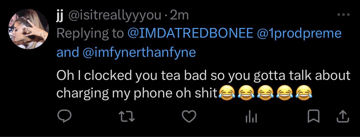 1prodpreme's tweet photo. @isitreallyyyou @IMDATREDBONEE @imfynerthanfyne 😭😭😭 https://t.co/wNVVYSGlq8