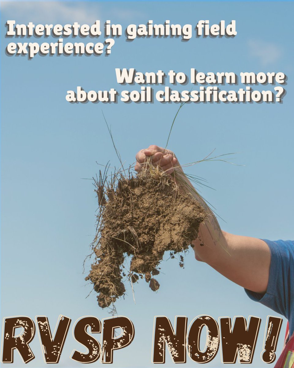 thePRSSS's tweet photo. Are you eager to dig some pits and hand texture soils? Want to learn about soil classification and agricultural land from local soil experts? If so, fill out the form in our bio to express your interest for the 2026 Soil ID Course from June 4th-6th in Kelowna, BC on Syilx land. https://t.co/ndOKARK71P