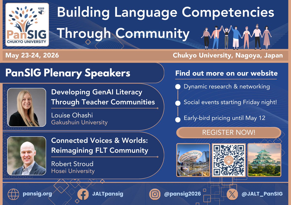 JALT CUE SIG tweet media