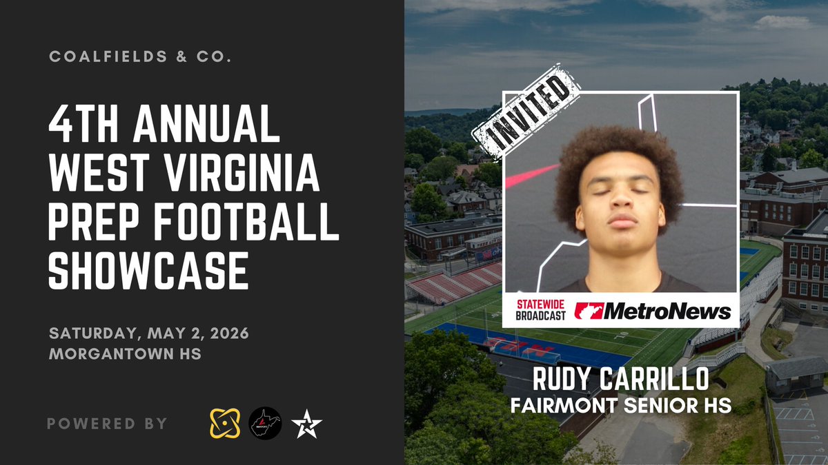 rudycarrillojr6's tweet photo. Thank you for the invite @CoalfieldsCo can’t wait to compete once again!  @youareathlete @RoadToHouston @ShockDoctor @TopPreps @SportsTalk_304 @PrepRedzoneWV  @CoachWoodmanMSU @RealCoachRod @CoachJjLaster @CoachRGarrett @BallCoachHP @UltraWVSports1K @CoachVegaVSR @AFBALL365 https://t.co/VAeJS2gcNX