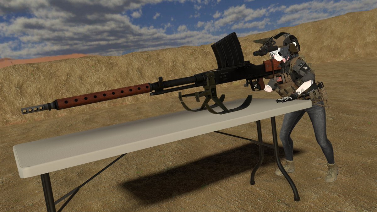 AirashiFoxVR's tweet photo. New Asset Drop!~
The 20mm Lahti L-39!
I also made additional textures~
⬐Cheaper on Paypal & Jinxxy. All details on the pages⬎
Gumroad: https://t.co/N6Cvl4xBun
Paypal: https://t.co/cfedwPcaLc
Jinxxy: https://t.co/Z3CXDESngN
#VRChat #VRChatasset #VRChatphotography
@Ditty_Dos https://t.co/toHwyiNP7d