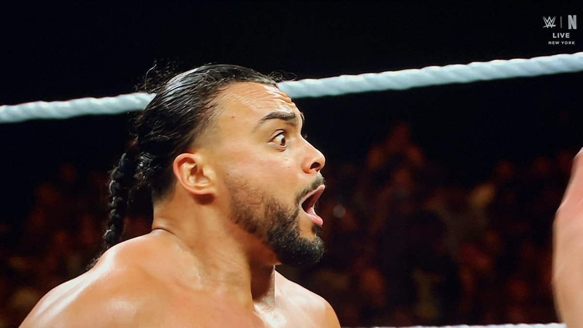 therzzlehavsen's tweet image. new reaction pic of @Santana_Proud dropped🤪 #WWENXT #6days #StandandDeliver