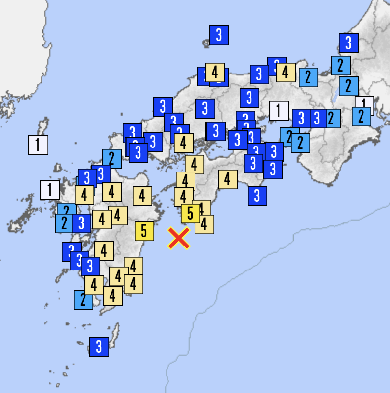 地震インフォ tweet media