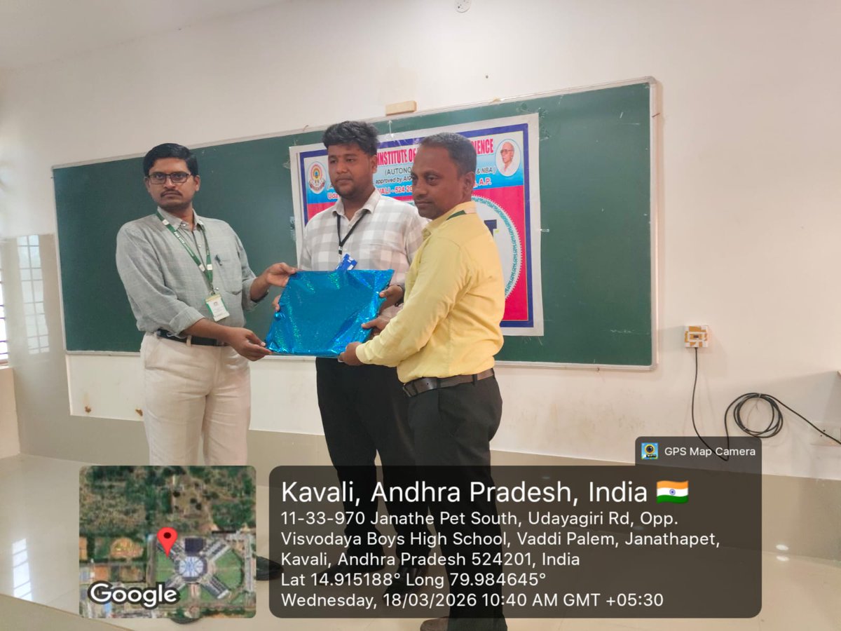 pbrvitsofficial's tweet photo. Parents Meet | Mar 18, 2026 📚👨👩👧👦
ECE Dept, PBR VITS hosted a successful meet with topper recognition 🏆, faculty-parent interaction 🤝 & academic insights. Strengthening collaboration for student success! 🎓
#PBRVITS #ECE #ParentsMeet #AcademicExcellence https://t.co/5t0hx7RUVx