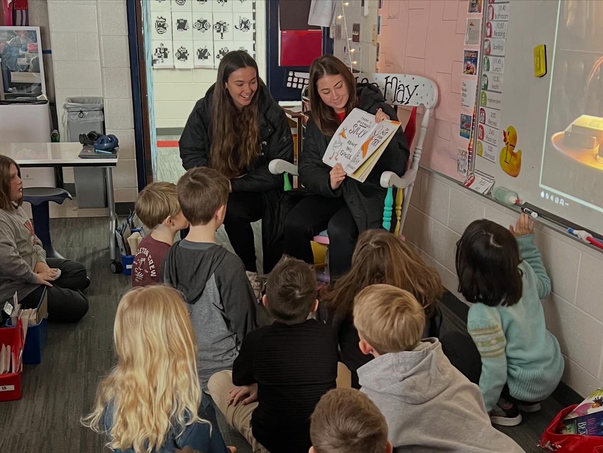 FSUWSO's tweet photo. Thank you to Riverview Elementary for letting us join them for March is Reading Month! 📚 https://t.co/IfyIckK4Ee