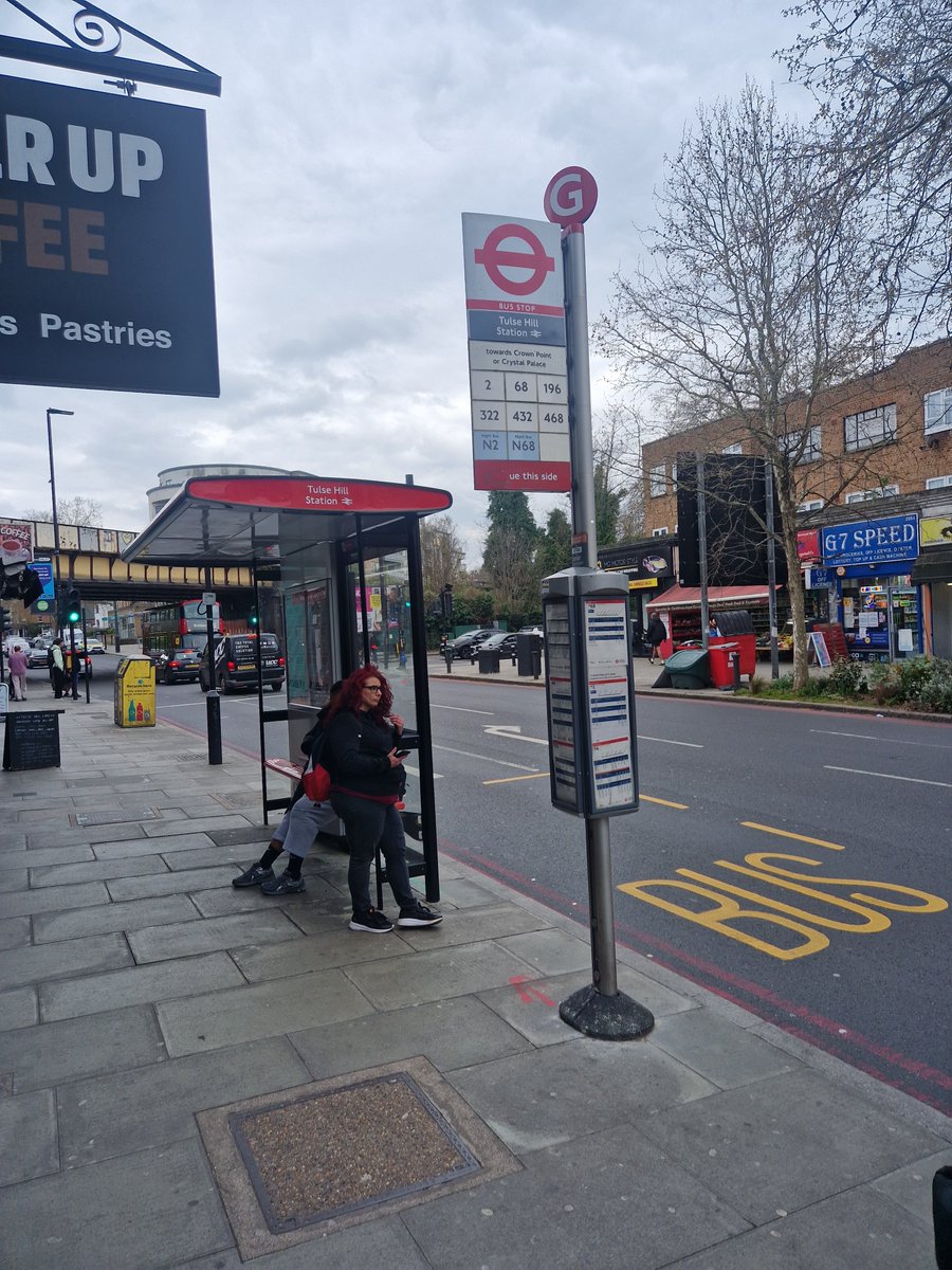 of_norwood's tweet photo. At last a shelter at the southbound bus stop at #tulsehill station! Thanks @lambeth_council @TfL . No more waiting in the rail when the shops are shut and the awnings wound in! https://t.co/8tYaoPw4Ia