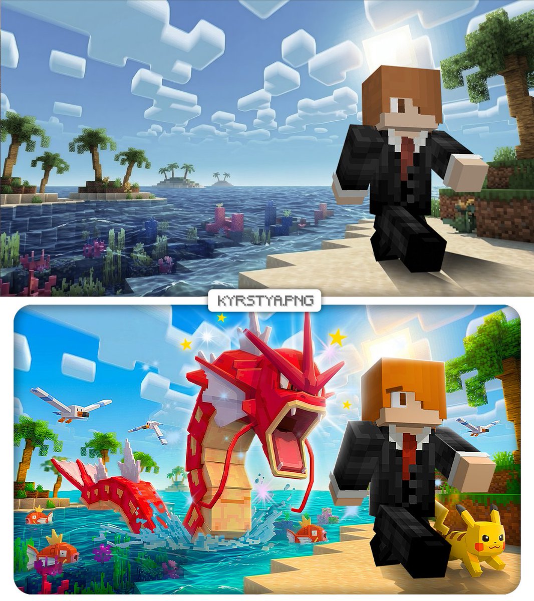 Miniatura de Cobblemon para el <a href="/FolagoR/">FOLAGOR</a> 🔥 

ANTES / DESPUÉS 
📩 MD abiertos para encargos 

Es un placer trabajar contigo en esta serie ✨ #youtubethumbnail #Pokemon #Cobblemon #minecraft #folagor