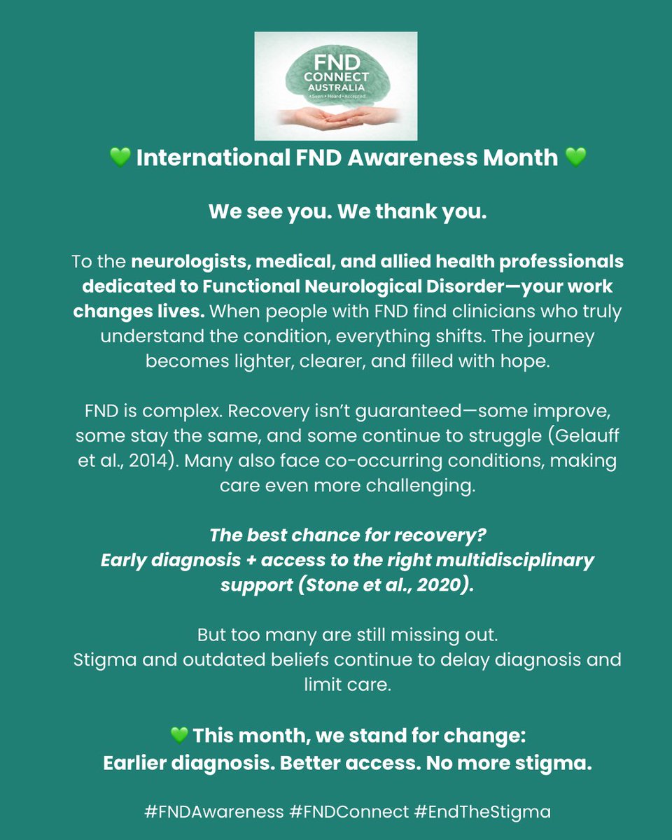 FndConnectAU's tweet image. #functionalneurologicaldisorder #fndawareness #fndconnect