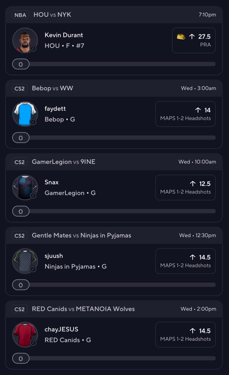 PrizePicks KD 🌮

#gamblingx #prizepicks #cs2