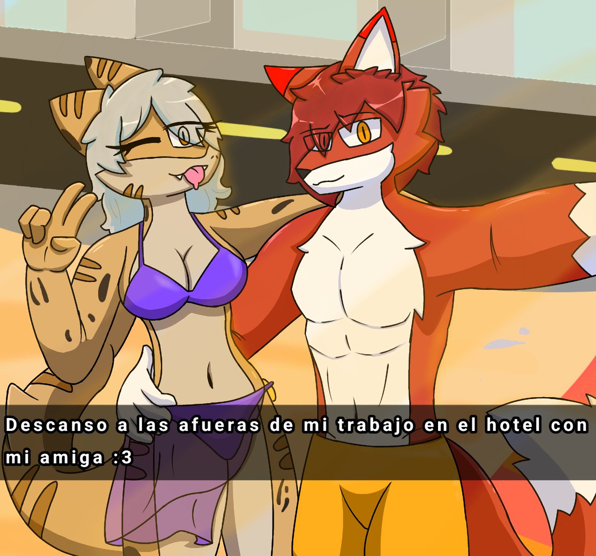 Me tomé un descanso del cómic, ahora sí, a seguir chambeando >:3
#furry #furryart
Dibujito para: <a href="/ElPrisas132/">Pao</a>
Espero y te guste ówò