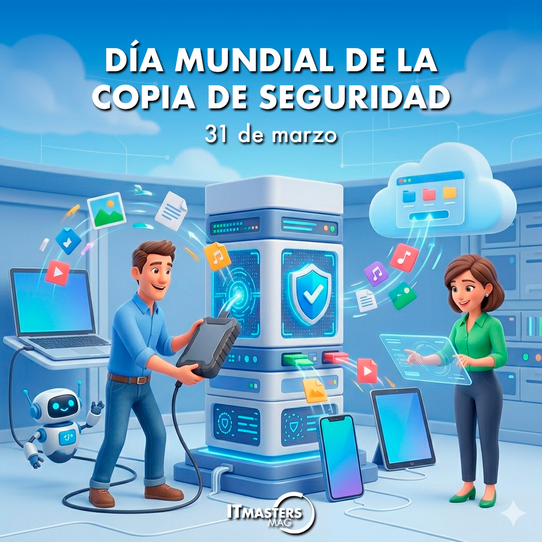 ITMastersMag's tweet image. En el Día Mundial de la Copia de Seguridad, aplica la regla 3-2-1: tres copias, dos medios distintos y una fuera de casa. 🛡️

#Ciberseguridad #Backup #Datos