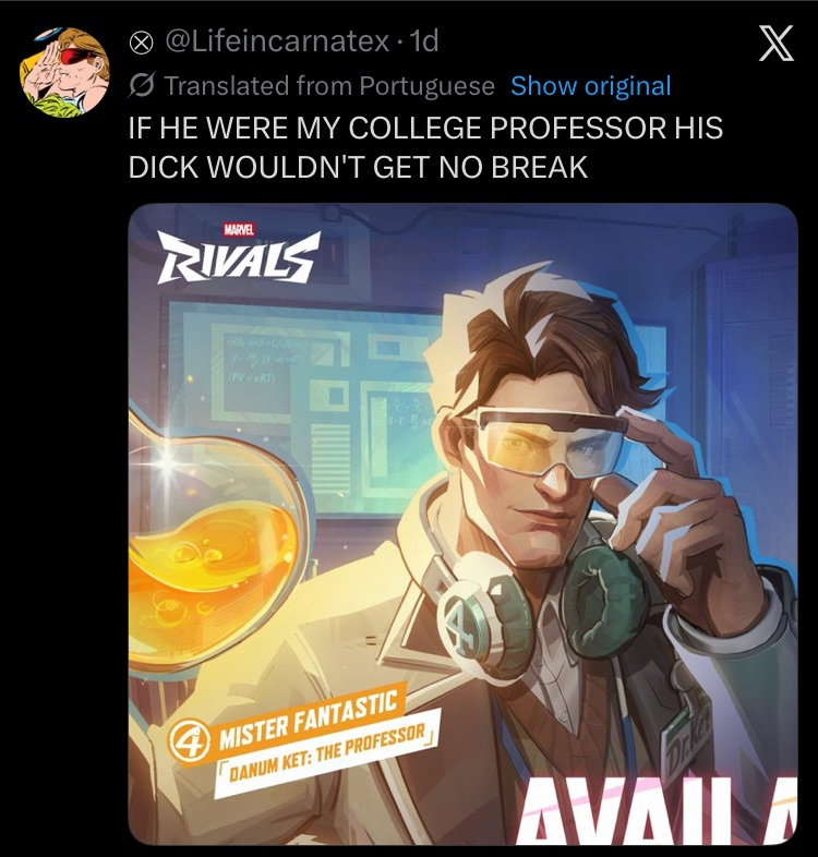 People Down Bad For Marvel Rivals Characters tweet media