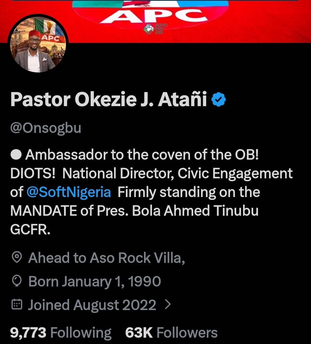 Pastor Okezie J. Atañi tweet media