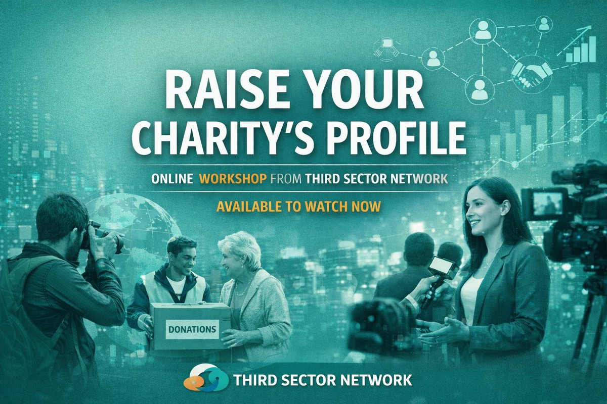MyThirdSector's tweet photo. Learn practical ways to raise your charity’s profile, reach new audiences and attract supporters without big marketing budgets - Watch NOW!

https://t.co/IBPcfGB3hH https://t.co/sVuLhUjZPk