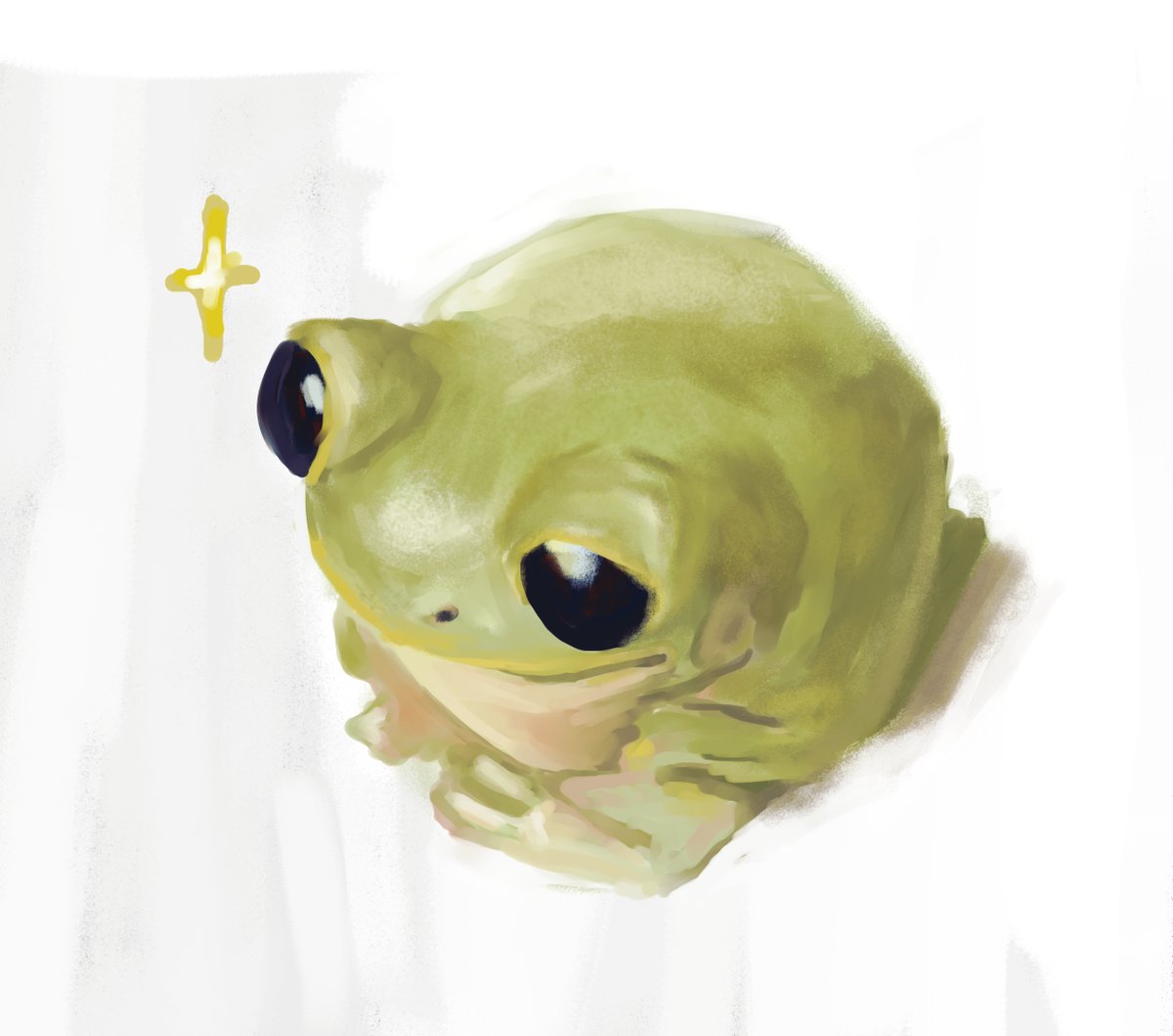 Bukimikou's tweet photo. little guy 🐸 https://t.co/V7yFb0aYHM