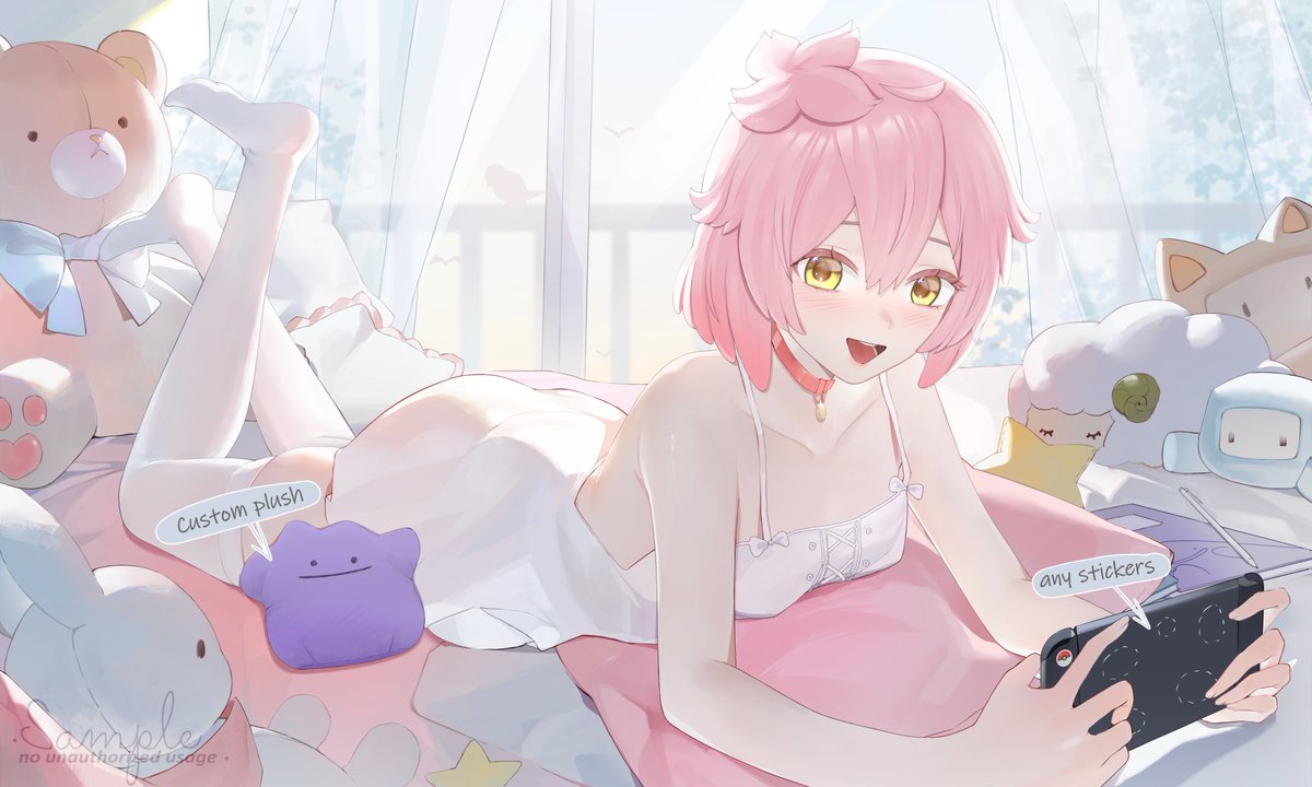 🌸Soft spring gaming YCH pokopia editon🌸
-5 slots open on vgen!

Can request any pokemon/game/mascot free of charge 

Vgen link below⬇️
#vgen #VGenComms 
#pokopia #ぽこあポケモン