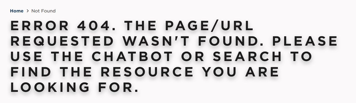 strixtle's tweet photo. I then asked for a recipe for chocolate chip cookies which directed me to your privacy policy page which was a 404 Not Found error. So maybe you need to rethink this AI bullshit on your city's website. https://t.co/sr8PkFEcbK