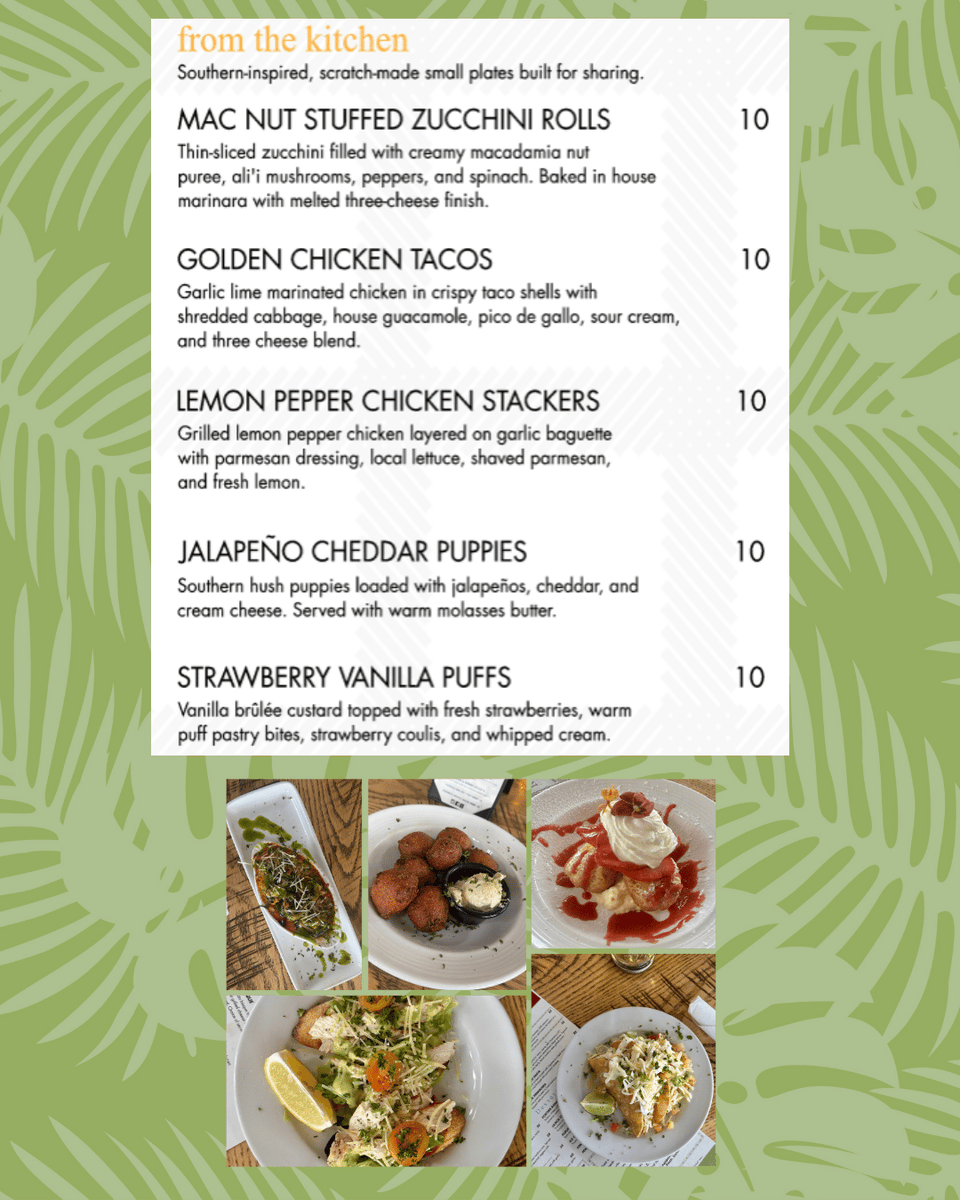 FostersKitchen's tweet photo. Foster's Happy Hour is here! Introducing 2 exclusive new menus, only available during Happy Hour. Join us 2:00pm-5:00pm DAILY! 🌊🌱

#HappyHour #FostersKitchen #NewMenu https://t.co/KNNjTnqW8G