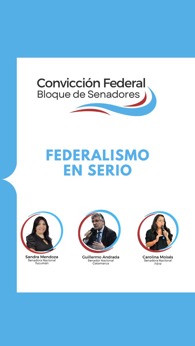 Bloque Convicción Federal tweet media
