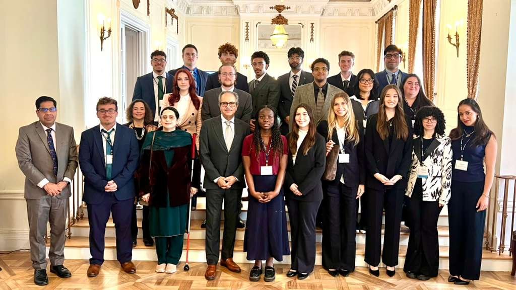 Summary of remarks at Manhattan University on Pakistan's role in regional and global issues and multilateralism through the UN