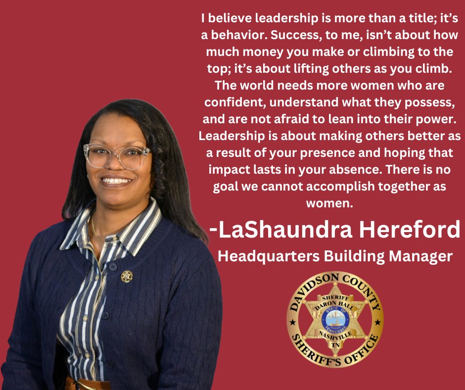 NashSheriff's tweet image. #WomensHistoryMonth #WHM